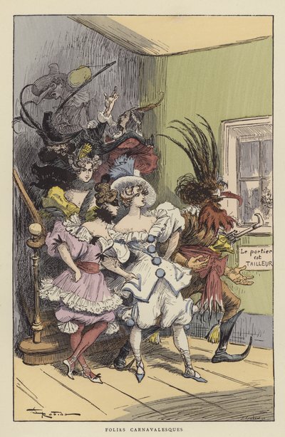 Follie carnevalesche da after Albert Robida