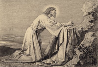 Gesù prega da after Albert Robida