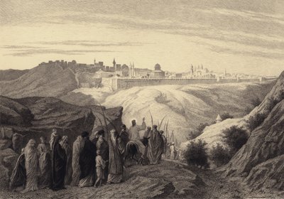 Gesù piange su Gerusalemme da after Albert Robida
