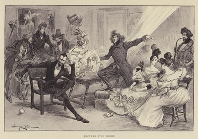 Lettura di una poesia da after Albert Robida