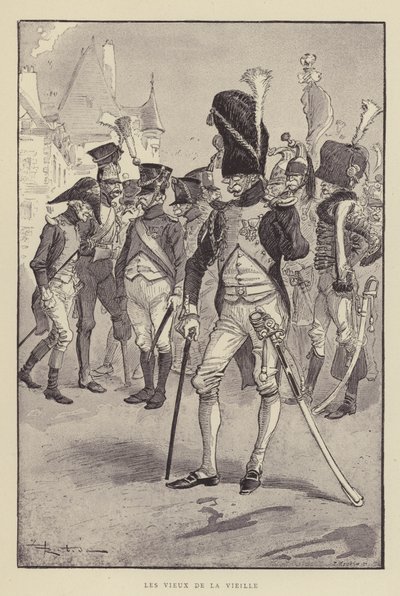 I vecchi della vecchia guardia da after Albert Robida