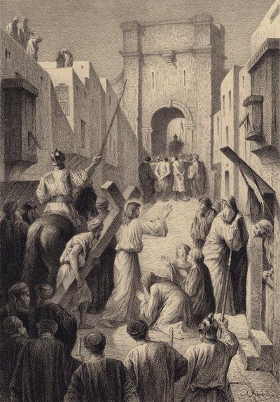 Le figlie di Gerusalemme da after Albert Robida