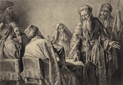 Gli ufficiali dei sommi sacerdoti da after Albert Robida