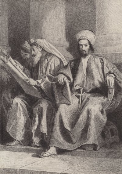 Gli scribi e i farisei da after Albert Robida