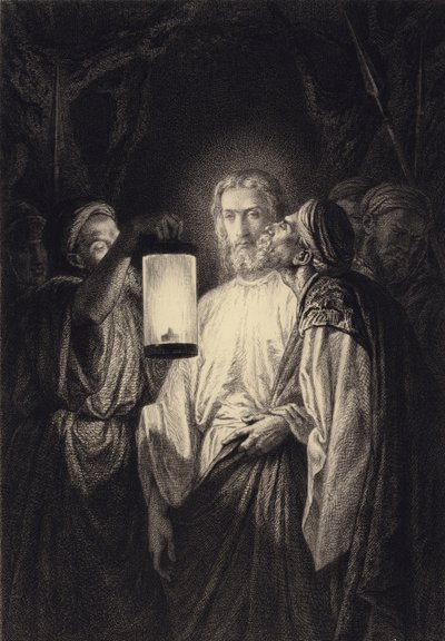 Il tradimento di Giuda da after Albert Robida