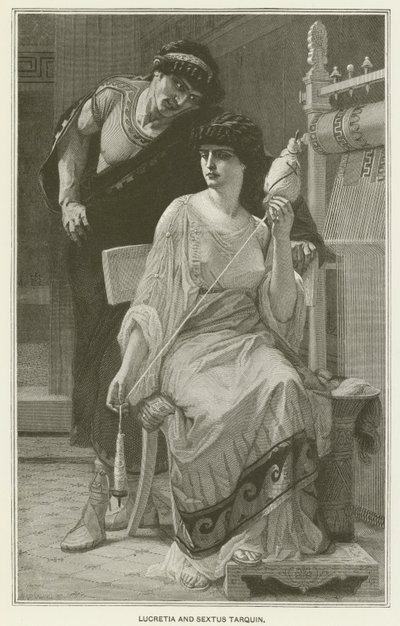 Lucrezia e Sesto Tarquinio da after Alexandre Cabanel