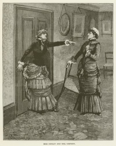 Miss Henley e Mrs Vimpany da after Amedee Forestier