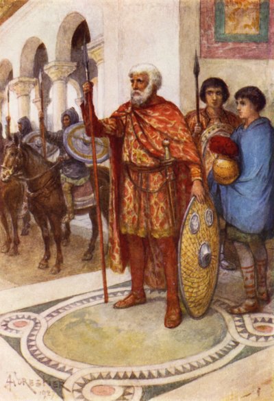 Stilicone, un vandalo, il magister utriusque militiae romano da after Amedee Forestier