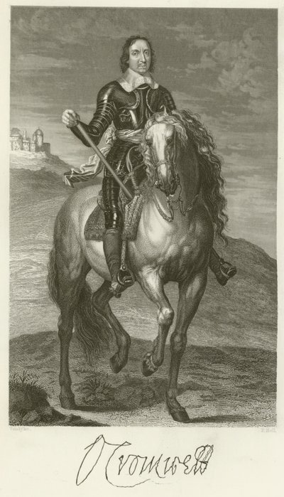Oliver Cromwell da after Anthony van Dyck
