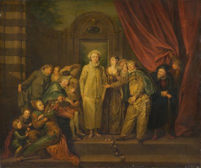I comici italiani (copia) da after Antoine Watteau