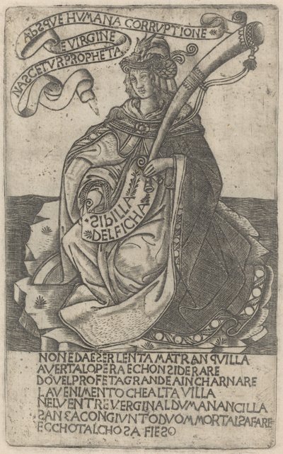 Sibilla Delfica da after Baccio Baldini