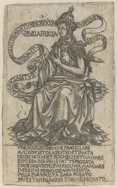 Sibilla Frigia da after Baccio Baldini