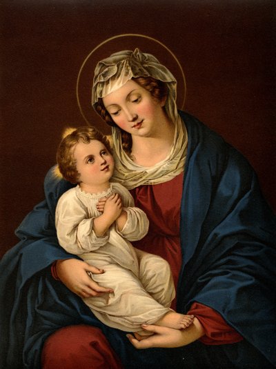Madonna con Bambino da after Bartolome Esteban Murillo