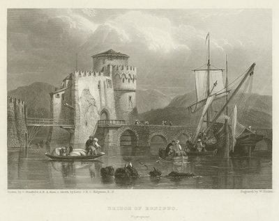 Ponte di Egnippo, Negroponte da after C. Stanfield