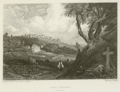 Convento di Cork, vicino a Cintra da after C. Stanfield