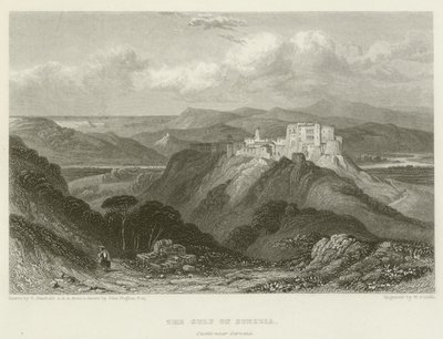 Il Golfo di Spezia, Castello vicino a Sarzana da after C. Stanfield