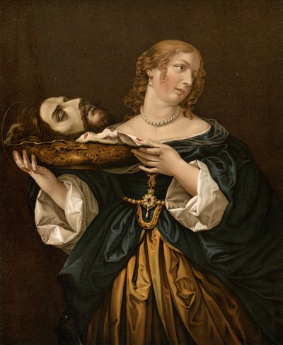 Erodiade con la testa di Giovanni Battista da after Carlo Dolci