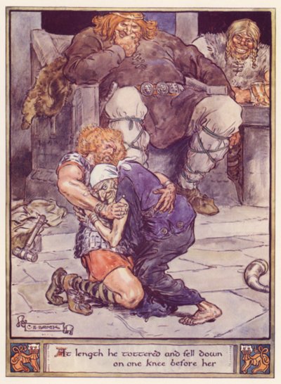 Alla fine vacillò e cadde in ginocchio davanti a lei da after Charles Edmund Brock