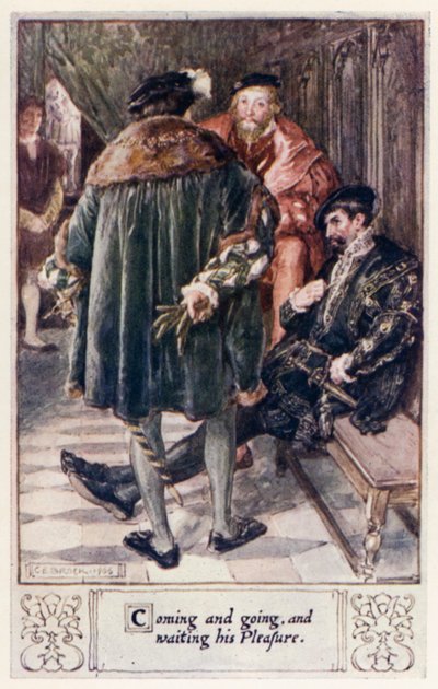 Andando e venendo, e aspettando il suo piacere da after Charles Edmund Brock