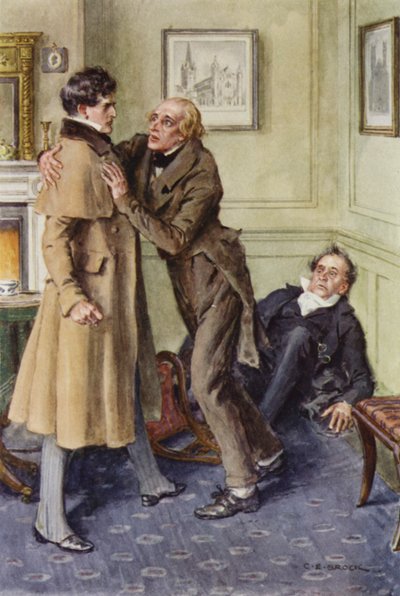 Illustrazione per Martin Chuzzlewit da after Charles Edmund Brock