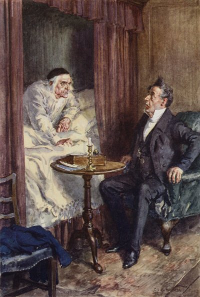 Illustrazione per Martin Chuzzlewit da after Charles Edmund Brock
