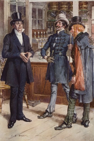Illustrazione per Martin Chuzzlewit da after Charles Edmund Brock