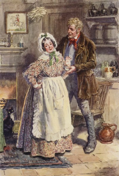 Illustrazione per Martin Chuzzlewit da after Charles Edmund Brock