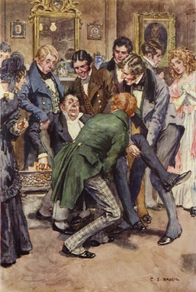 Illustrazione per Martin Chuzzlewit da after Charles Edmund Brock
