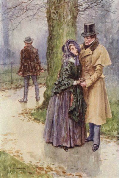 Illustrazione per Martin Chuzzlewit da after Charles Edmund Brock