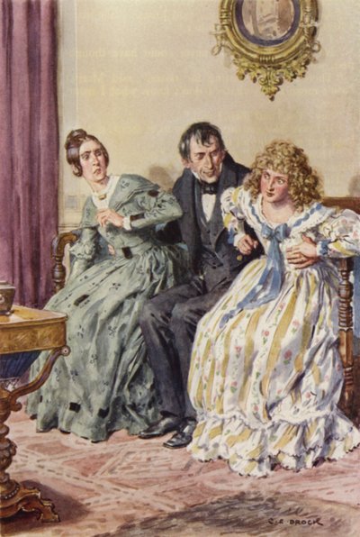 Illustrazione per Martin Chuzzlewit da after Charles Edmund Brock