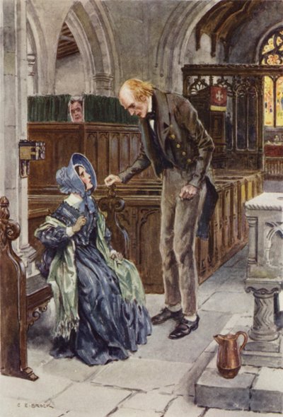 Illustrazione per Martin Chuzzlewit da after Charles Edmund Brock