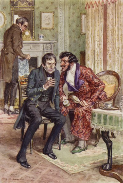 Illustrazione per Martin Chuzzlewit da after Charles Edmund Brock