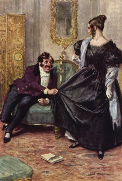 Illustrazione per Nicholas Nickleby da after Charles Edmund Brock