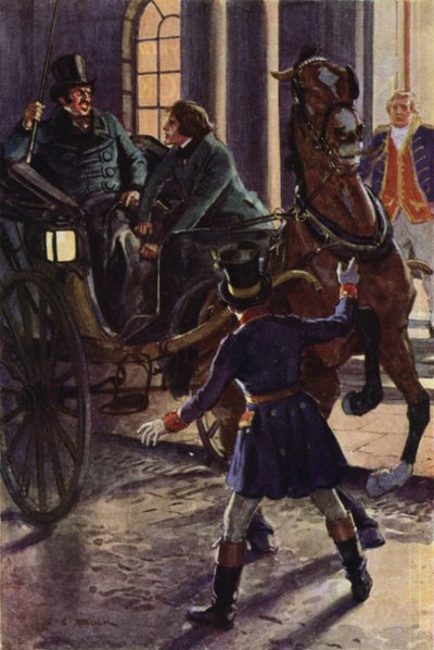 Illustrazione per Nicholas Nickleby da after Charles Edmund Brock