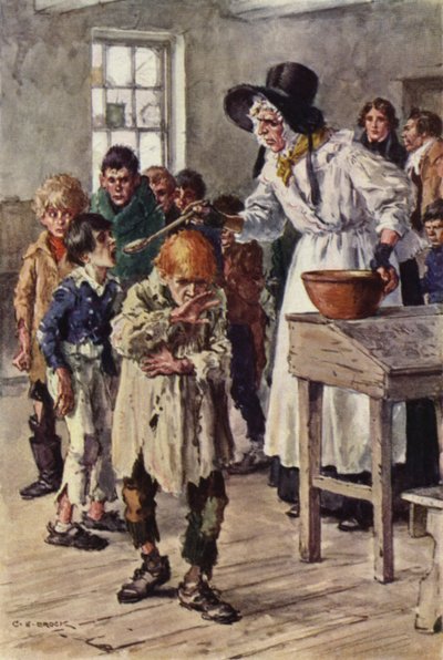 Illustrazione per Nicholas Nickleby da after Charles Edmund Brock
