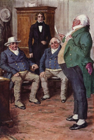Illustrazione per Nicholas Nickleby da after Charles Edmund Brock