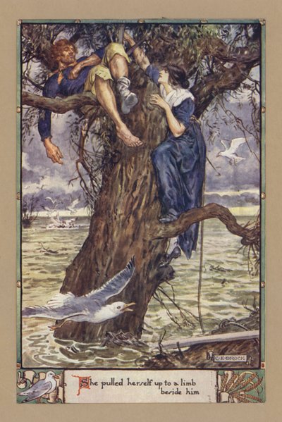 Si tirò su fino a un ramo accanto a lui da after Charles Edmund Brock
