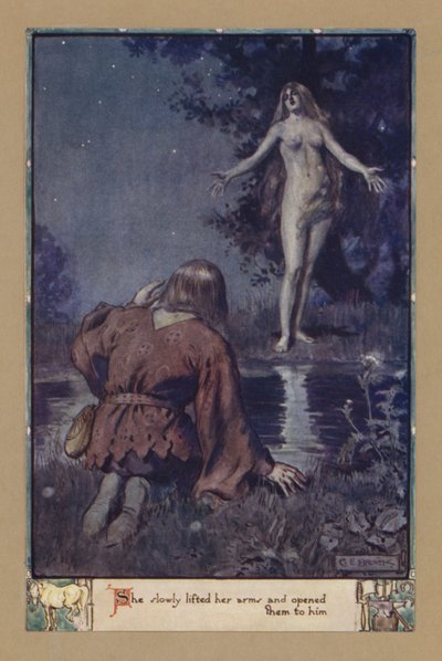 Sollevò lentamente le braccia e le aprì verso di lui da after Charles Edmund Brock