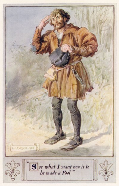 Quindi quello che voglio ora è essere fatto un pazzo da after Charles Edmund Brock