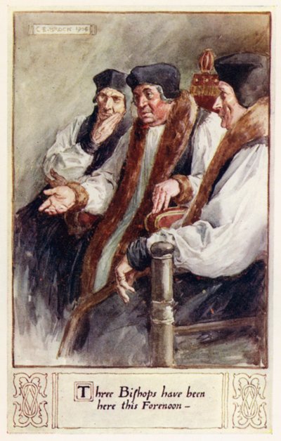 Tre vescovi sono stati qui questa mattina da after Charles Edmund Brock