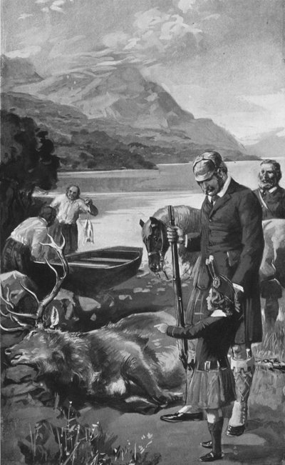 Il Principe di Galles come Giovane Highlander da after Charles Mills Sheldon