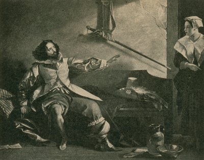Charles Dickens come Capitano Bobadil, in Ogni Uomo nel Suo Umore da after Charles Robert Leslie