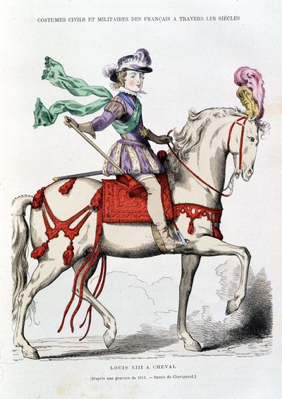 Luigi XIII a cavallo da un