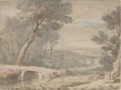 Il riposo durante la fuga in Egitto da after Claude Lorrain