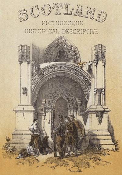 Ingresso alla Cappella di Roslin da after David Roberts