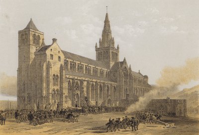 Cattedrale di Glasgow (St Mungo), Esterno da after David Roberts