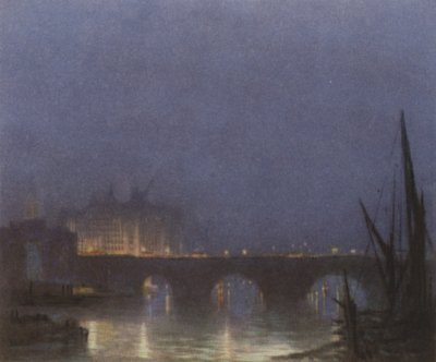 Un notturno del London Bridge da after Donald Maxwell