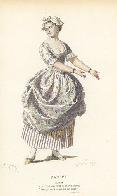 Nanine da after Edmond A.F. Geffroy