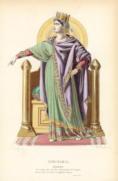 Semiramide da after Edmond A.F. Geffroy