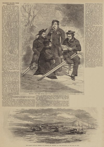 Marinai feriti da Sebastopoli da after Edmond Morin